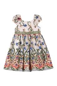 Pippa Julie Embroidered Mesh Dress Toddler Girls Little Girls Nordstrom Rack Girls Easter Dresses Toddler Girl Dresses Dress For Girl Child
