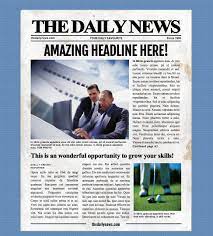 Once you have an idea of what your newspaper will look like, you can create a newspaper in word on. 4 Page Microsoft Word Template Grafik Von Newspaper Templates Creative Fabrica