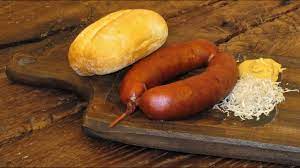 How To Make Polish Sausage. Kransky Sausage And Kielbasa Krakowska. -  Youtube