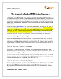 Jun 22, 2021 · the guy go place 400k on banker when the player chart is roll 5 past games, i see his bet so big i take back my chips, alot also take back their chips n let him play alone touch card vs the mbs dealer. The Interesting Facts Of Mbs Casino Singapore By 90agency Issuu