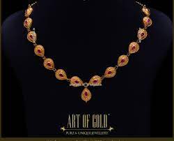 We are obsessed with this pendant light's simple silhouette. Light Weight Gold Necklace Art Of Gold Jewellery Coimbatore