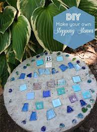 Here is a really easy project that you can do in a weekend or less. Concrete Stepping Stone Tutorial