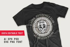 Just drag and drop your design using the smart layer. Motorcycle T Shirt Design Template Graphic By Universtock Creative Fabrica