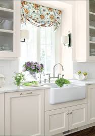 Kitchen Sconces 8 Ways To Dress Up The Kitchen Window Without Using A Curtain Farmhouse Kitchen Curtains Kitchen Inspirations White Kitchen Design