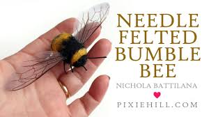 It can be as simple or as elaborate as you choose and can be constructed on any budget. Needle Felted Bumble Bee Tutorial Youtube