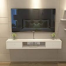 Amazon Com Yyhsnd Wall Shelf Wall Mounted Tv Cabinet Tv Cabinet Floating Entertainment Un In 2020 Tv Room Design Interior Design Bedroom Small Wall Mounted Tv Cabinet