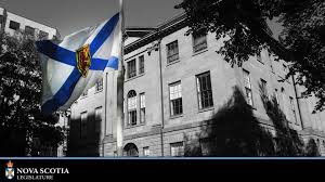 Created in 1858, the flag of nova scotia is a banner of the coat of arms of nova scotia, which were granted to the scottish colony by king charles i in 1625. Our Flags Are At Half Mast In Nova Scotia Legislature Facebook