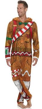 Discover the best collection of adult, kids and baby onesie pajamas for every member of the family. Licensed Fortnite Pj Sleeper Union Suit 1 Piece Merry Marauder Gingerbread Ebay