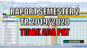 Raport penilaian tengah semester kurikulum 2013. Cara Pengolahan Nilai Raport Masa Pandemi Covid 19 Tasadmin