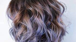 Black hair on top and pastel pink, blue, purple or silver at bottom is always a kind of attractive ombre style to girls. 20 Examples Of Purple Balayage Hair Color