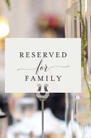 Free Reserved Printable Reserved Wedding Sign Reserved Table Sign Wedding Printable Pdf Instant Download Bpb310 42 In 2020 Reserved Wedding Signs Family Wedding Signs Reserved Table Signs