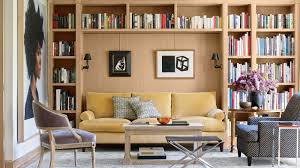 Learn how to decorate your living room with these tips on style, color, lighting, furniture and more so you can create a perfect space you love. How To Decorate A Bookshelf 25 Stylish Design Tips For Your Bookcases Architectural Digest