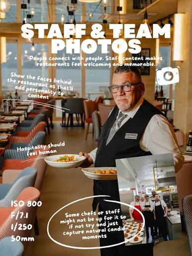 Creative ideas for hotel restaurants 🍽️📸 (save this) Hotel restaurant  content should feel like part of the overall stay and experience not just  photos of food on plates. For this shoot at @