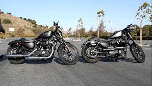 2012 Stock Hd Iron 883 Vs Hd Iron 883 Customized Sportster Iron Harley Davidson Custom Bike Harley Davidson