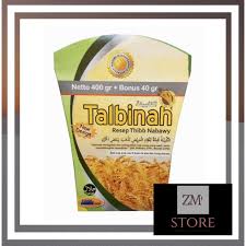 Talbinah merupakan salah satu obat yang terkenal sebagai obat bagi penderita maag, tetapi ternyata kegunaan talbinah tidak hanya terbatas pada maag, bahkan banyak sekali penyakit yang membutuhkan talbinah dalam pengobatannya. Talbinah Tepung Bubuk Gandum Talbinah 400 Gram Herbal Bubur Gandum Untuk Maag Shopee Indonesia