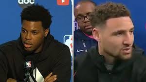 Kyle Lowery And Klay Thompson Disagree On Shoving Incident