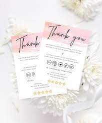 There is a template to which you can upload a personal or family photo from your computer or choose one of the many images available on the site. Small Business Thank You Cards Editable Printable Thank You Etsy Business Thank You Cards Thank You Card Design Order Business Cards