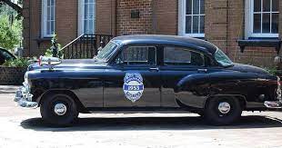 1953 Chevrolet Patrol Car Savannah Ga Pd Police Cars Old Police Cars Chevy Dealers