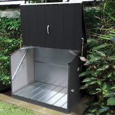 Trimetals 138 Cm X 89 Cm Fahrradgarage Stowaway Aus Pvc Stahl Fahrradgarage Fahrradbox Gerateschuppen