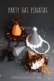 Tutorial Party Hat Pinatas For A Birthday Holiday Or New Year S Eve Handcrafted Parties By Lisa Frank Party Hats Diy Party Pinatas