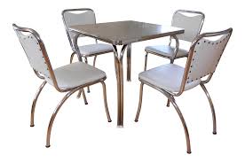 1950s chrome & formica dinette set