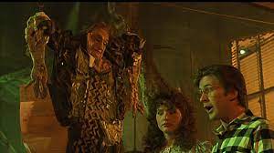Their tv came on and it shown beetlejuice as a cowboy, claiming to rid the house from demons. Beetlejuice The Best Picture Project