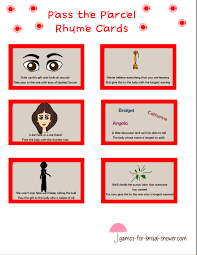 And many new games like what's. Free Printable Pass The Parcel Rhyme Game Cards