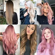 Blonde ombre hair purple tips. Fashion Women S Long Curly Wigs Brown Gold Blonde Wavy Hair Ombre Party Wig Uk Ebay