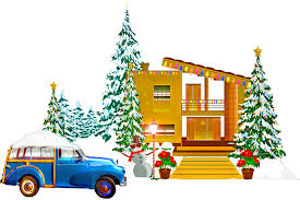 Holes are drilled into the cones, sanded then painted. Mid Century Christmas Haus Retro Kostenloses Bild Auf Pixabay