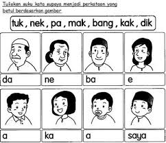 Live worksheets > malayo > bahasa melayu (bm) > suku kata > bahasa melayu suku kata kvkv ( kaki ). Latihan Suku Kata 8 Cute766