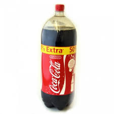 Mini fridge in black with freezer. Coca Cola 3 Litre 3l Approved Food