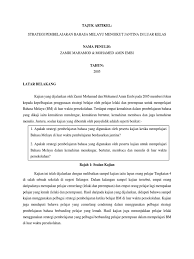 How to write an article review with sample reviews wikihow. Contoh Artikel Bahasa Melayu Sharahishe
