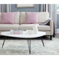 Choose from contactless same day delivery, drive up and more. Safavieh Mid Century Modern Keelin White Lacquer Coffee Table 37 4 X 37 4 X 13 8 On Sale Overstock 11408297