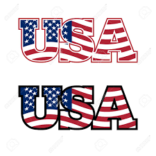 Current flag of united states with a history of the flag and information about united states country. Usa Text Flagge Usa Vereinigte Staaten Von Amerika Flagge In Buchstaben Emblem Fur Die Vereinigten Staaten Schriftart Fur Amerika Lizenzfrei Nutzbare Vektorgrafiken Clip Arts Illustrationen Image 53932989