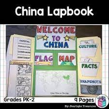 Dazu bieten wir kreative vorlagen für lapbooks und anpassbare stundenentwürfe. China Lapbook Worksheets Teaching Resources Teachers Pay Teachers