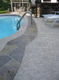 Polymer Based Spray On Cement Coating Pool Deck Google Search Concrete Pool Backyard Pool Landscaping Round Pool