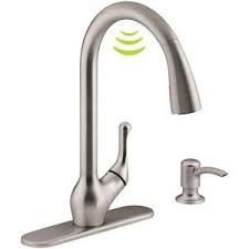 They offer a wide selection of options from brands like. Kohler Barossa With Response Touchless Technology Single Handle Pull Down Sprayer Kitchen Faucet Kitchen Faucet Touchless Kitchen Faucet Kitchen Faucet Reviews