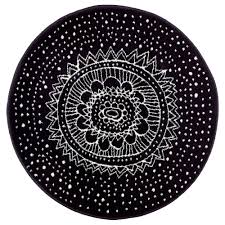 Black And White Polka Dot Rug Ikea Mobler Inredning Och Inspiration Ikea Rug Circular Rugs Round Rugs