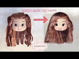 Tan Facil Hacer Cabello Con Cinta Youtube Orme Bebekler Orgu Amigurumi Oyuncak Bebek
