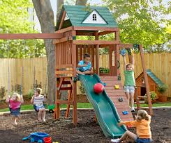 Keeping the kids entertained can sometimes be challenging, so here are some great ideas to spice up your backyard entertainment for the kids. Kids Backyard Play Area Traditional Kids Charlotte By Lowe S Home Improvement