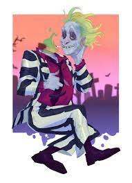 I can see why this show was popular with kids, and why it lasted so long despite being based on a movie that creeped me out when i and how can beetlejuice save him from deader alive, the infamous bounter hunter seen on neitherworld tv? Pin By Roksana Krysiak On Art Beetlejuice Fan Art Beetlejuice Cartoon Beetlejuice Movie