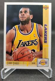 1991-92 Upper Deck #171 Terry Teagle Los Angeles Lakers Basketball Card