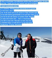 Great for all abilities, apres ski and the snow la thuile has managed to maintain the appeal of the early, now classic, alpine ski resorts. Klaus Iohannis Dialog Halucinant Pe Partia De Schi Ce I A Spus Unui Protestatar Foto