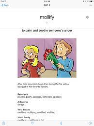 Mollify Word Families Vocab Anger