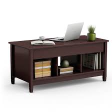 The hidden storage space below the desktop and the storage compartment below the table make this cute piece work normally, it is worth having! Lark Manor Lift Top Coffee Table With Storage Reviews Wayfair