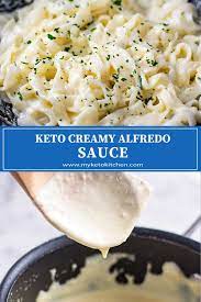 Best Keto Alfredo Sauce Recipe Delicious Low Carb Italian Favorite Recipe In 2020 Keto Alfredo Sauce Creamy Recipes Alfredo Sauce Easy