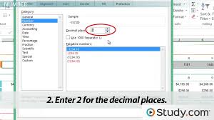 If you do not allow these cookies we will not know when you have visited our site, and will not be able to monitor its performance. The Number Format In Excel Options Properties Video Lesson Transcript Study Com