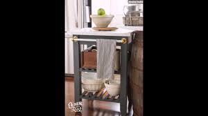 ikea bekvam kitchen cart hack youtube