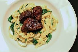 Copy Cat Olive Garden Steak Gorgonzola Alfredo Pasta Dishes Steak Gorgonzola Beef Recipes