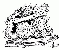 Monster Truck Coloring Page For Kids Books Kinder